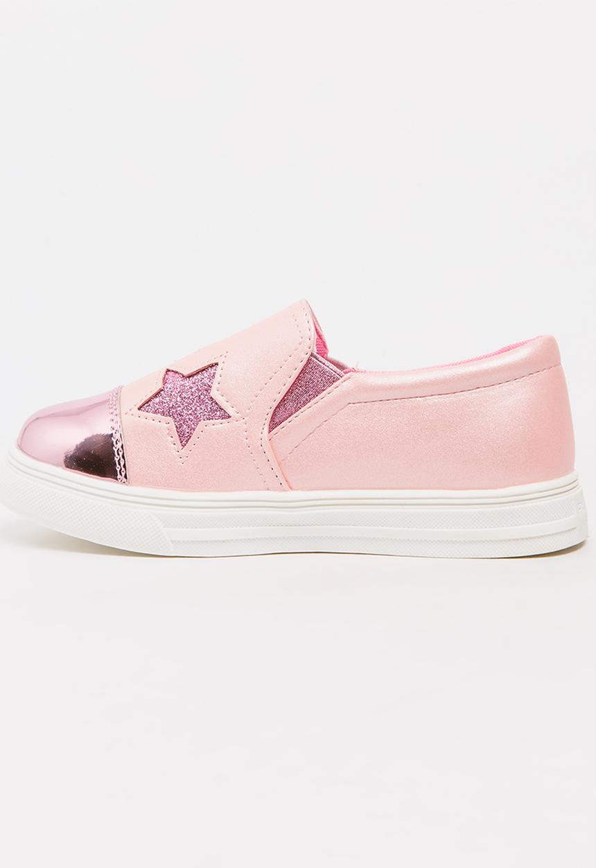 Pop Candy - Printed Slip On Sneaker Mid Pink