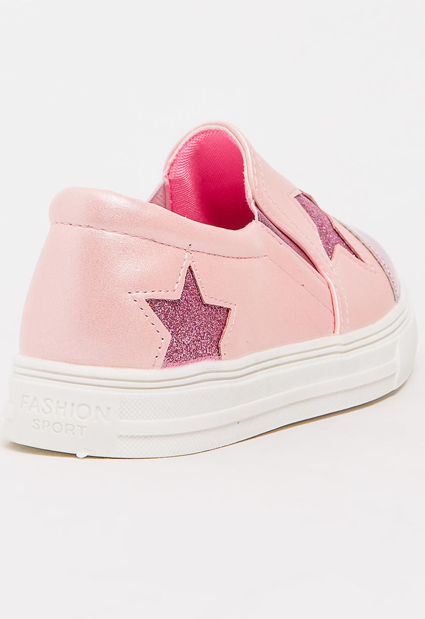Pop Candy - Printed Slip On Sneaker Mid Pink