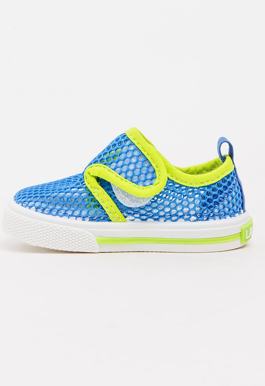 Pop Candy - Boys Mesh Sneaker Mid Blue