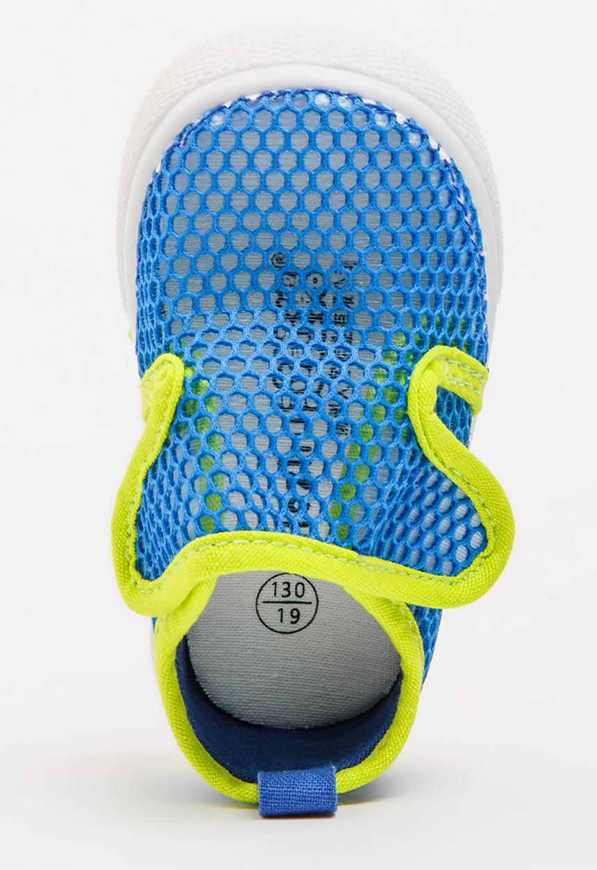 Pop Candy - Boys Mesh Sneaker Mid Blue