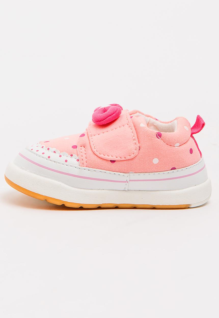 Pop Candy - Girls Printed  Sneaker Pale Pink