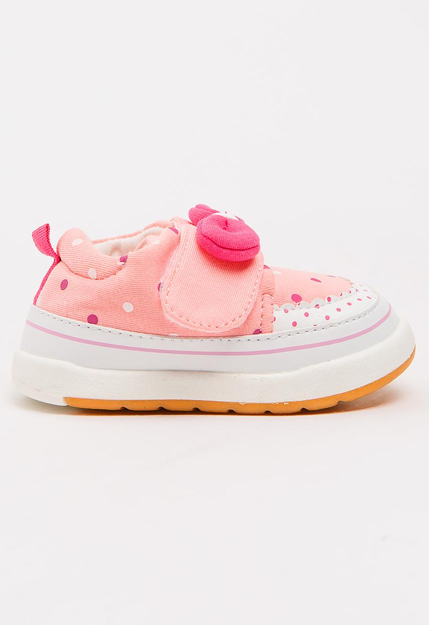 Pop Candy - Girls Printed  Sneaker Pale Pink