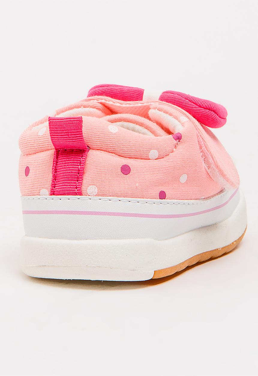 Pop Candy - Girls Printed  Sneaker Pale Pink