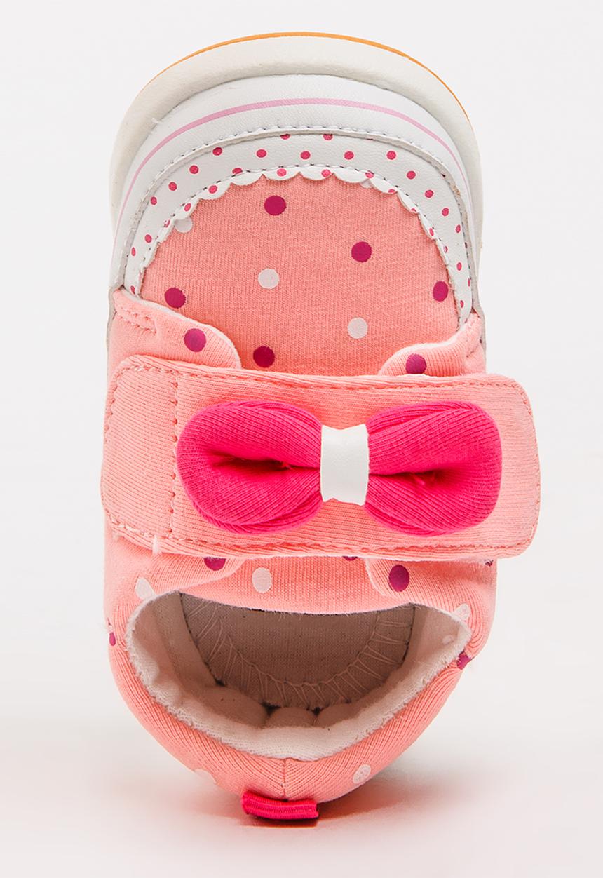 Pop Candy - Girls Printed  Sneaker Pale Pink