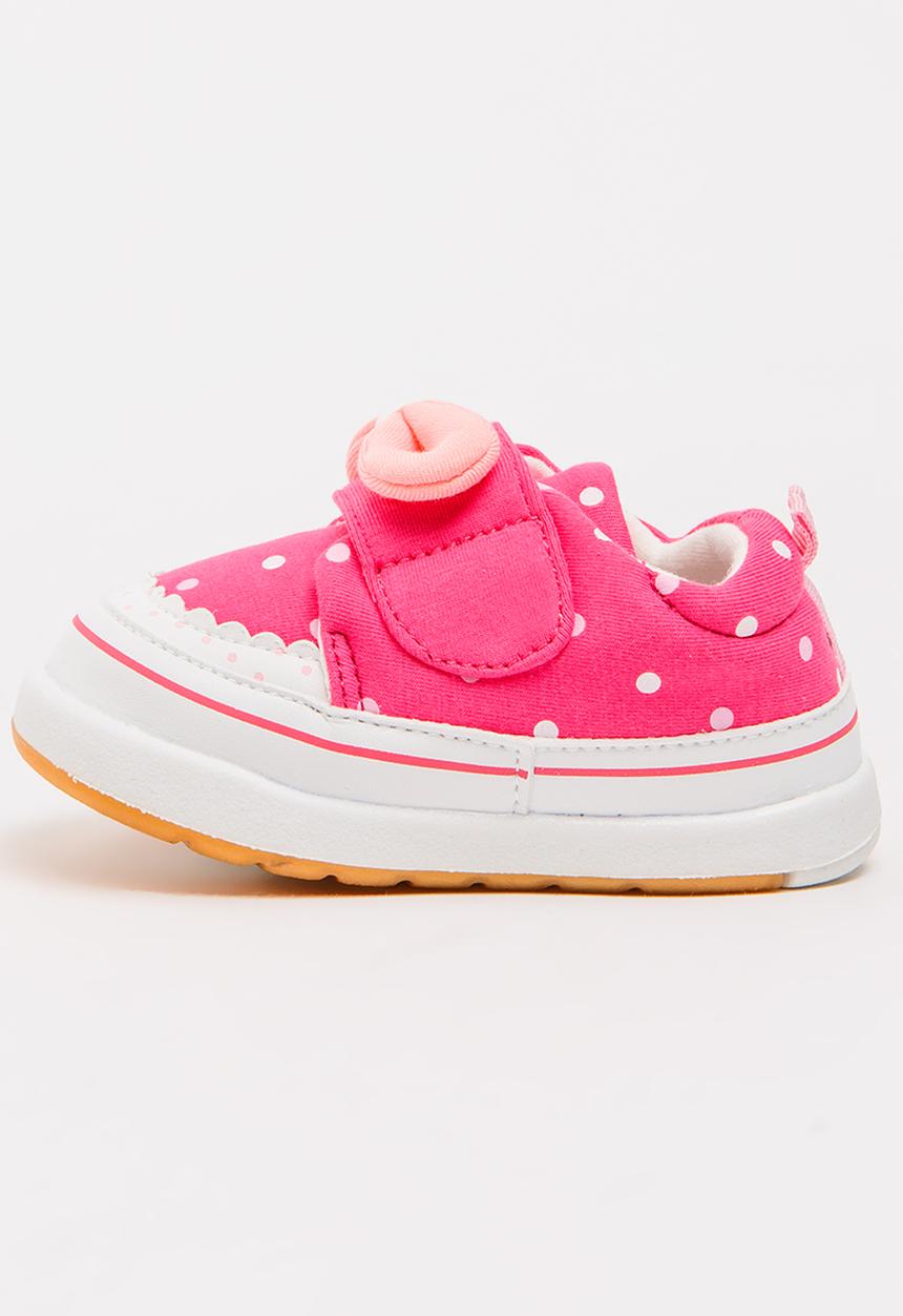 Pop Candy - Girls Printed  Sneaker Dark Pink