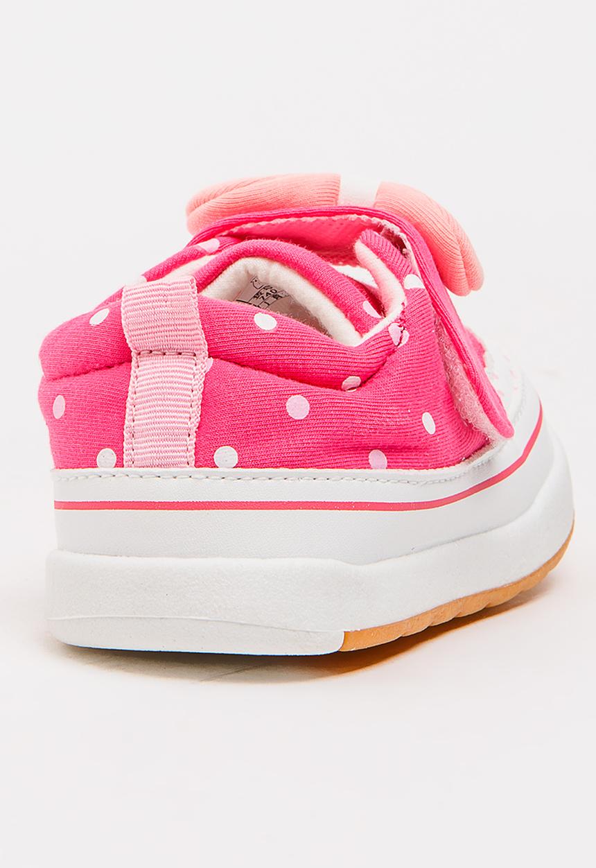 Pop Candy - Girls Printed  Sneaker Dark Pink