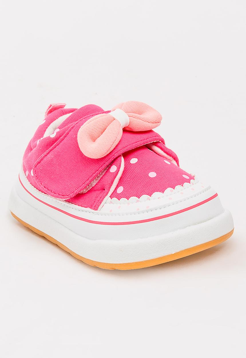 Pop Candy - Girls Printed  Sneaker Dark Pink