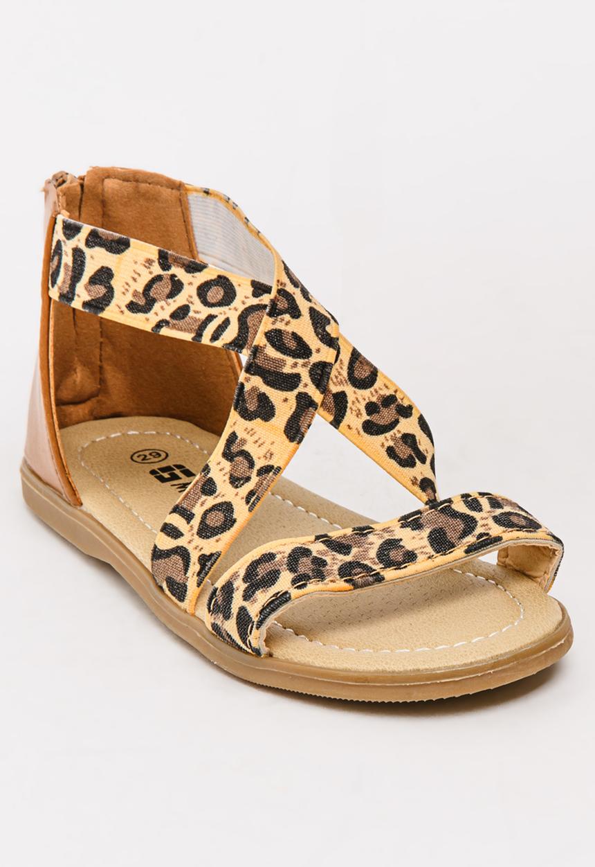 Pop Candy - Girls Printed  Sandal Multi-colour