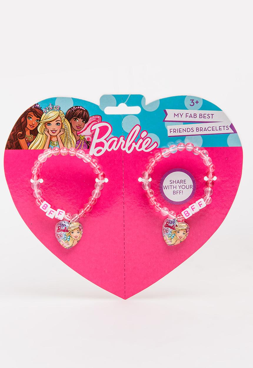 Character Fashion - Barbie BFF Bracelet Set Dark Pink