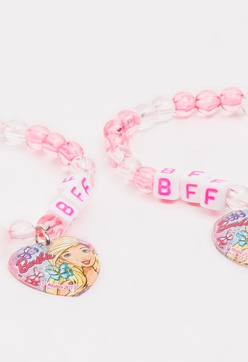 Character Fashion - Barbie BFF Bracelet Set Dark Pink