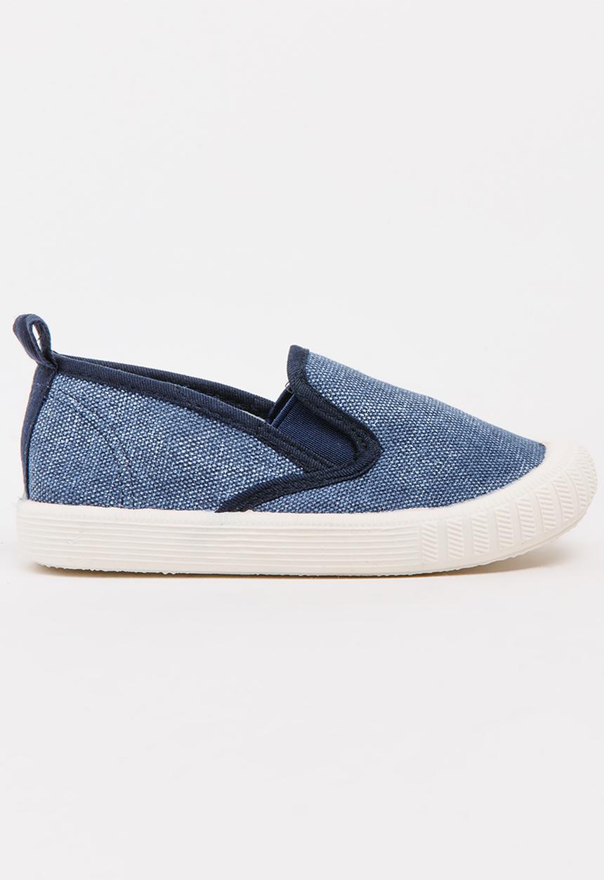 Pop Candy - Boys Slip On Sneaker Navy
