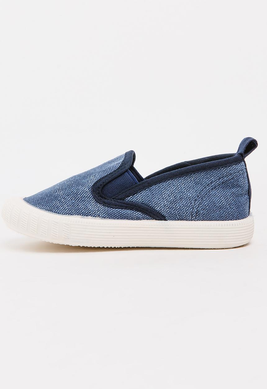 Pop Candy - Boys Slip On Sneaker Navy