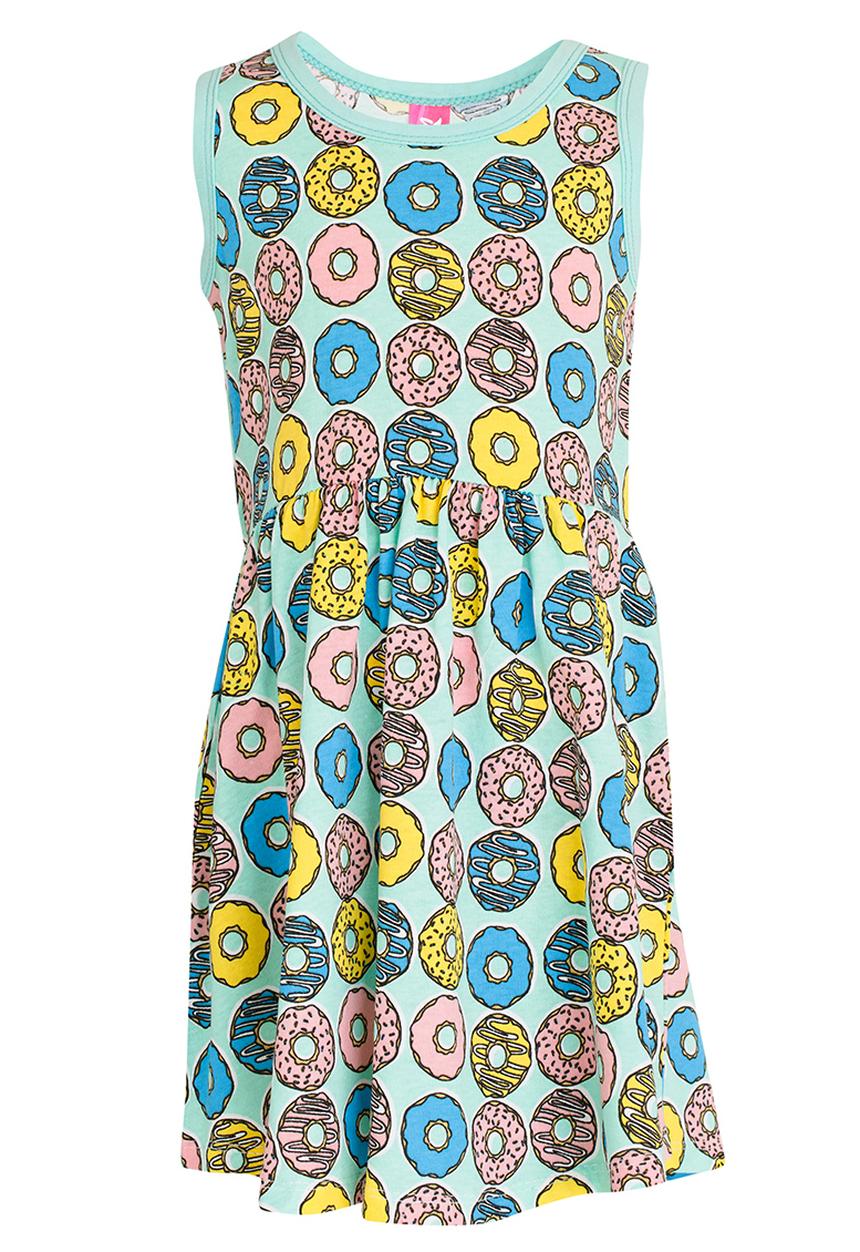 Twin Clothing - Donut Printed Dress Multi-colour