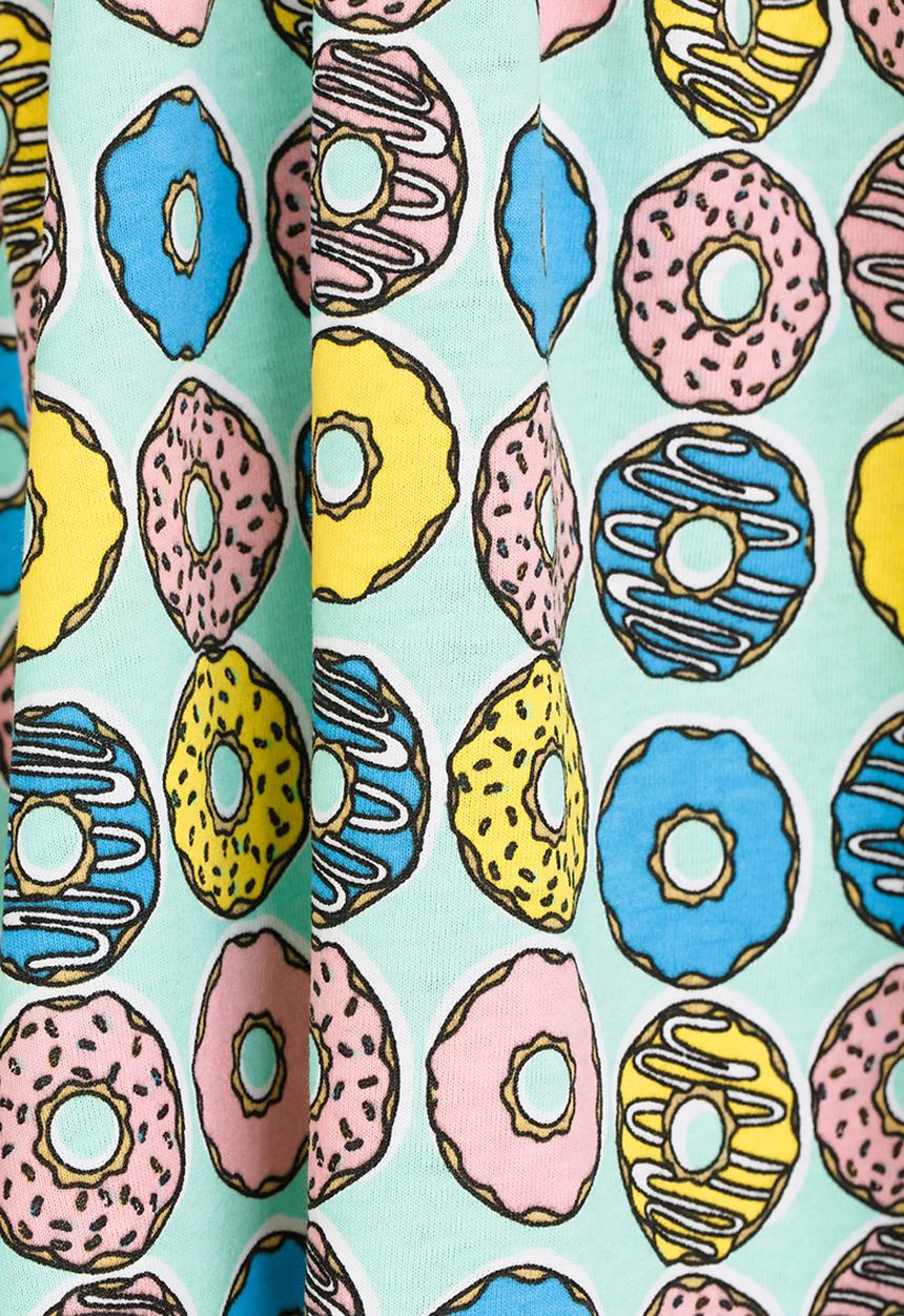 Twin Clothing - Donut Printed Dress Multi-colour