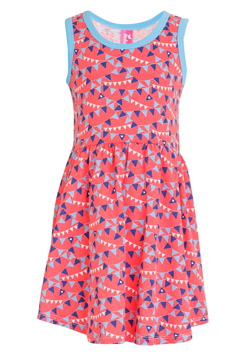 Twin Clothing - Traingle Printed Dress Multi-colour