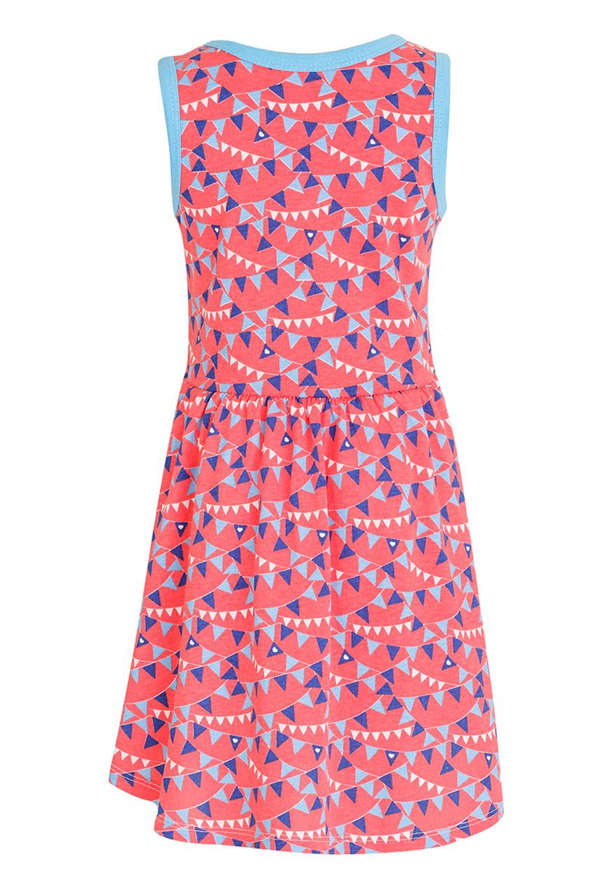 Twin Clothing - Traingle Printed Dress Multi-colour