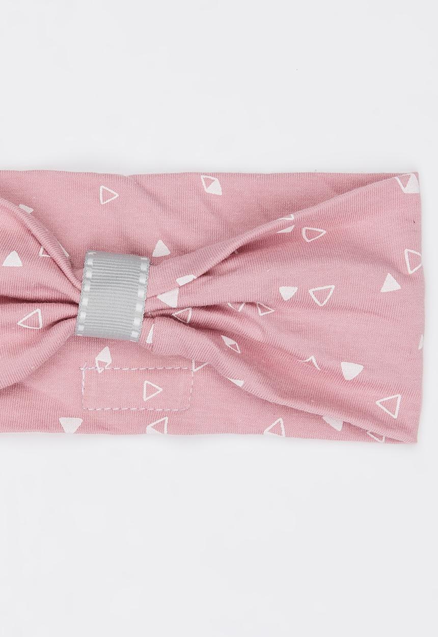 Pickalilly - Girls Printed Headband Pale Pink