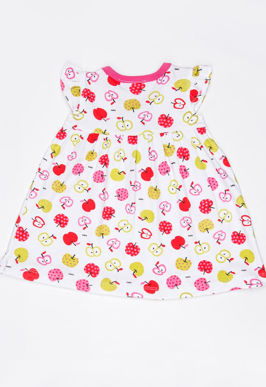 Pop Candy - Girls Jersey  Printed Dress Multi-colour