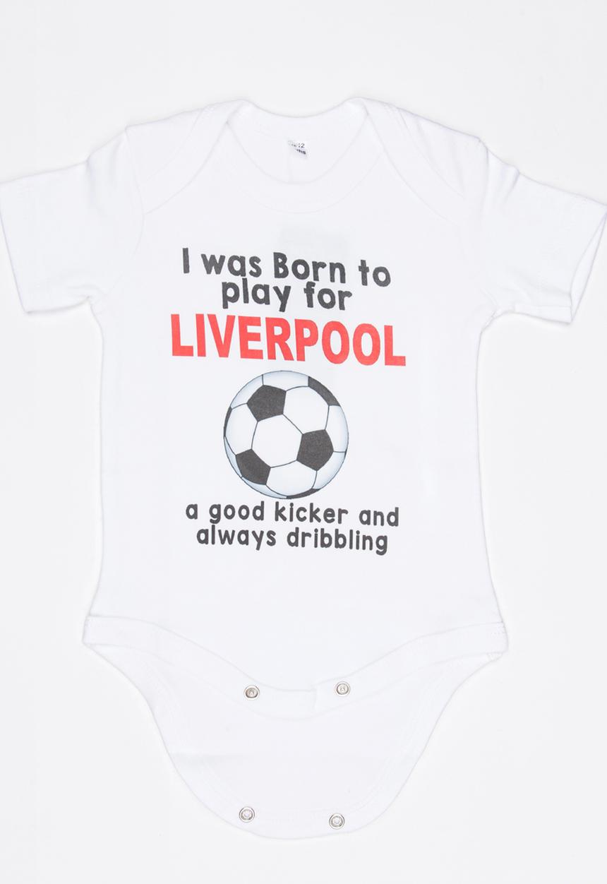 Funky Shop - Slogan Baby Grow White
