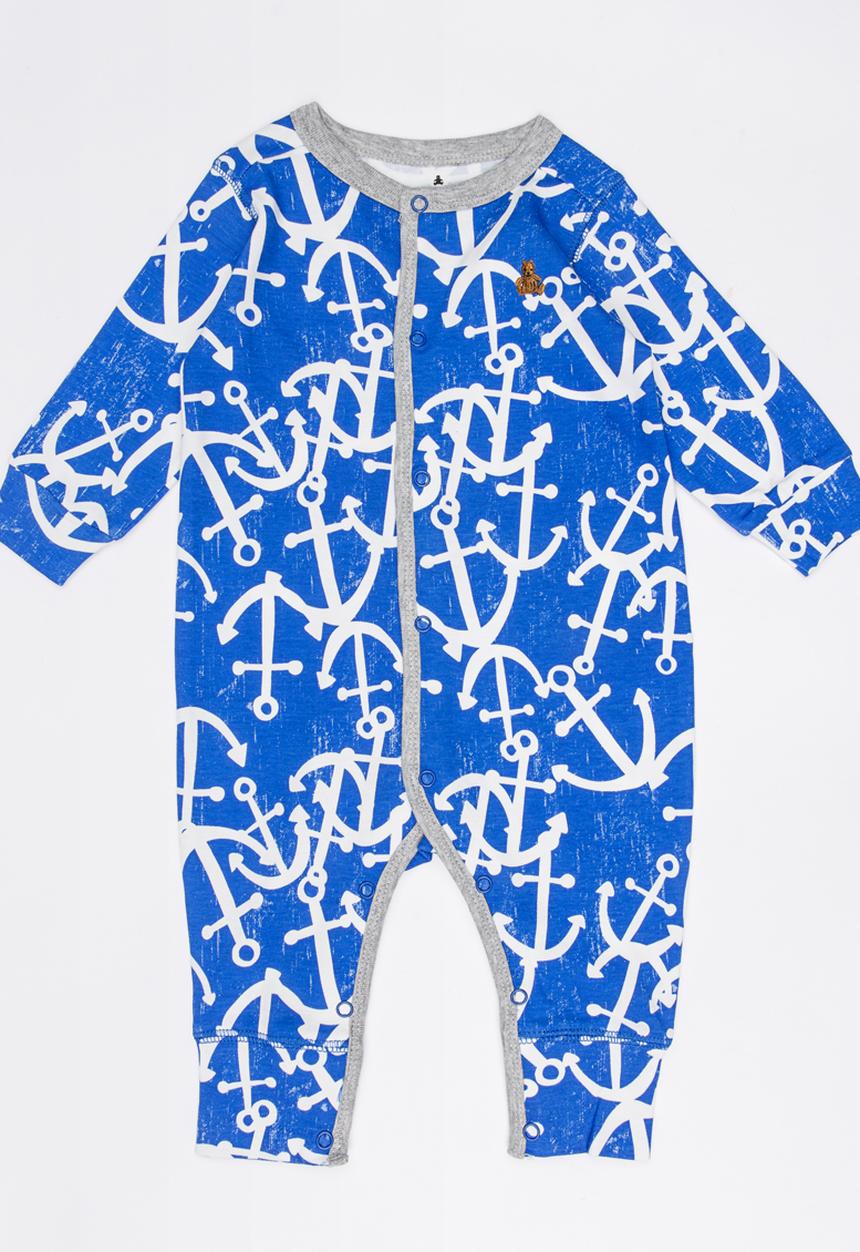Pop Candy - Printed Sleepsuit Blue