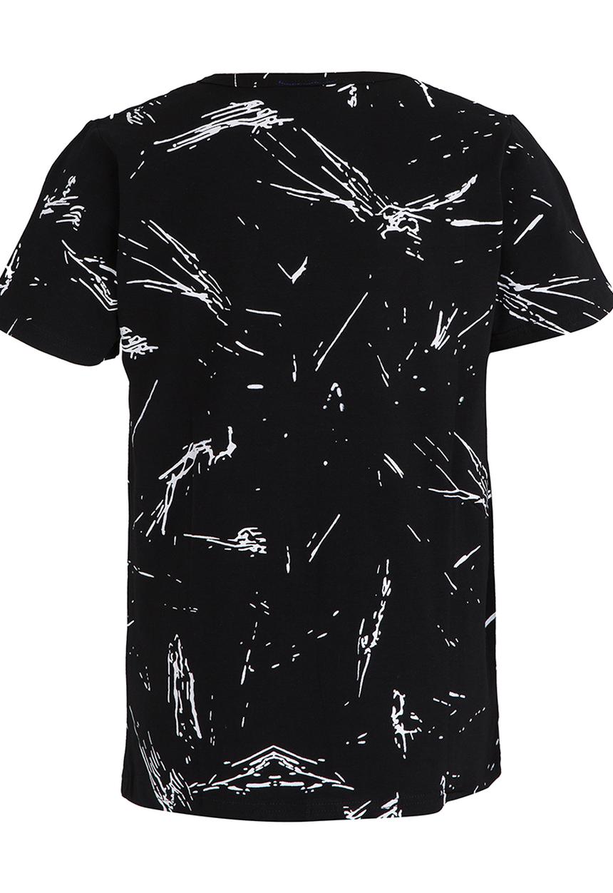 Pop Candy - Boys Printed  Tee Black