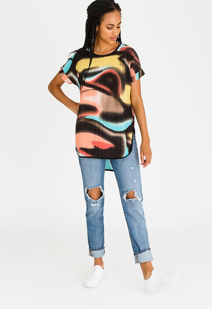 Revenge - All-over Print Tee Black