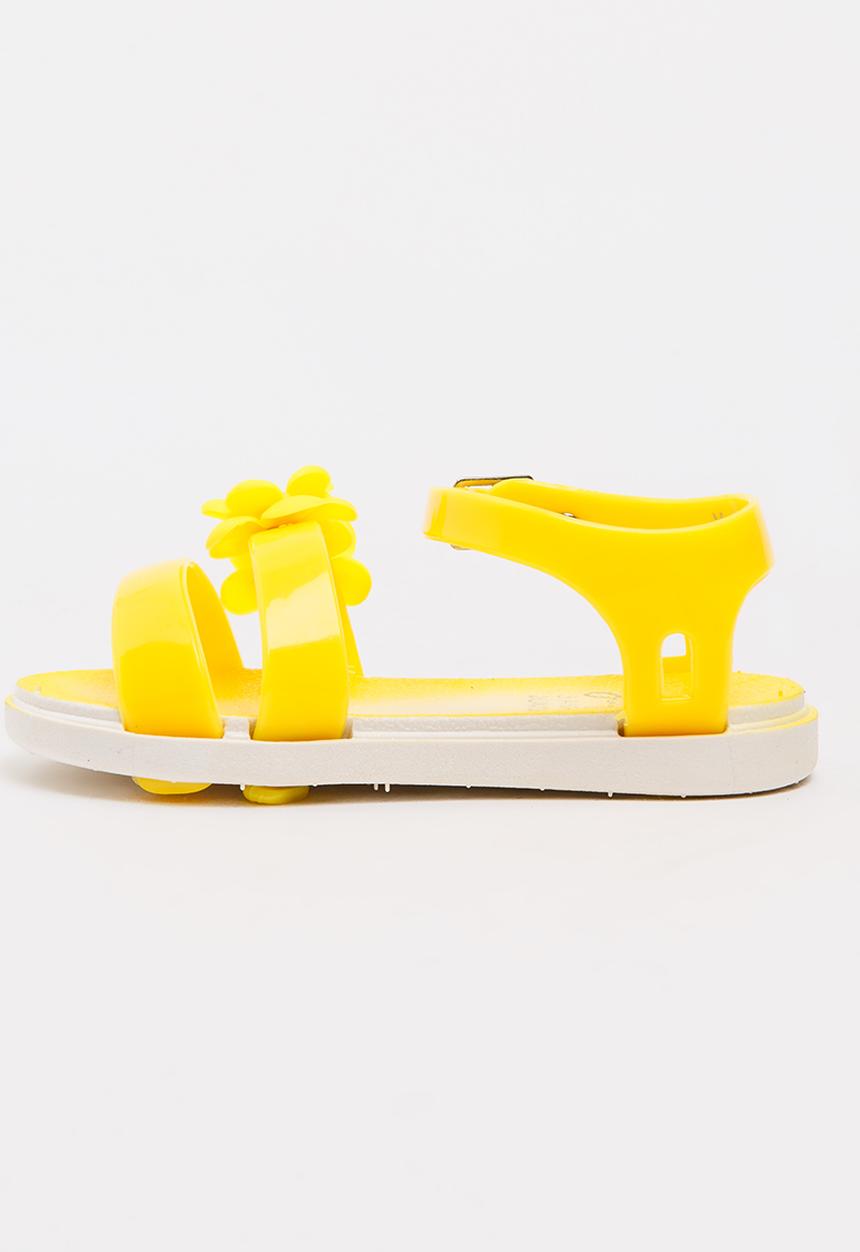 Foot Focus - Flower Sandal Yellow