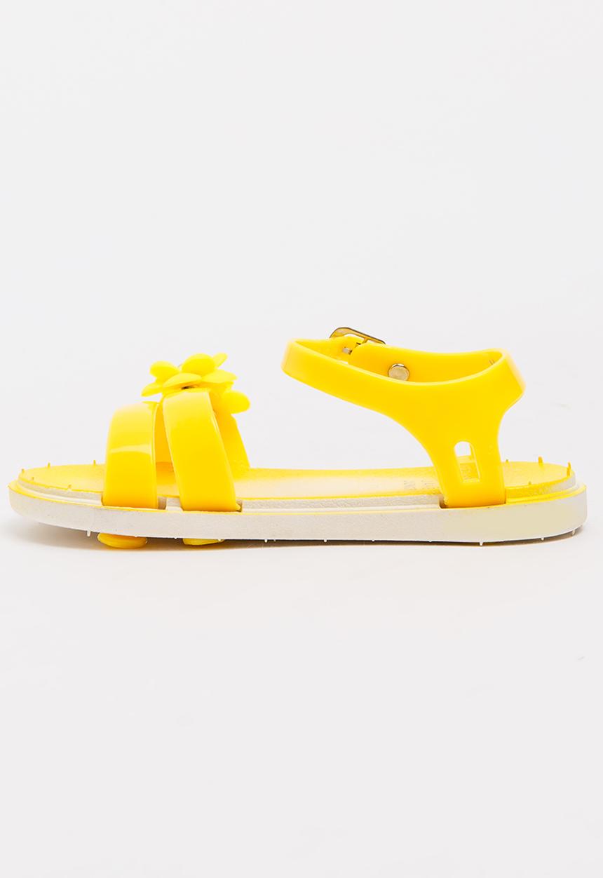 Foot Focus - Flower Sandal Yellow