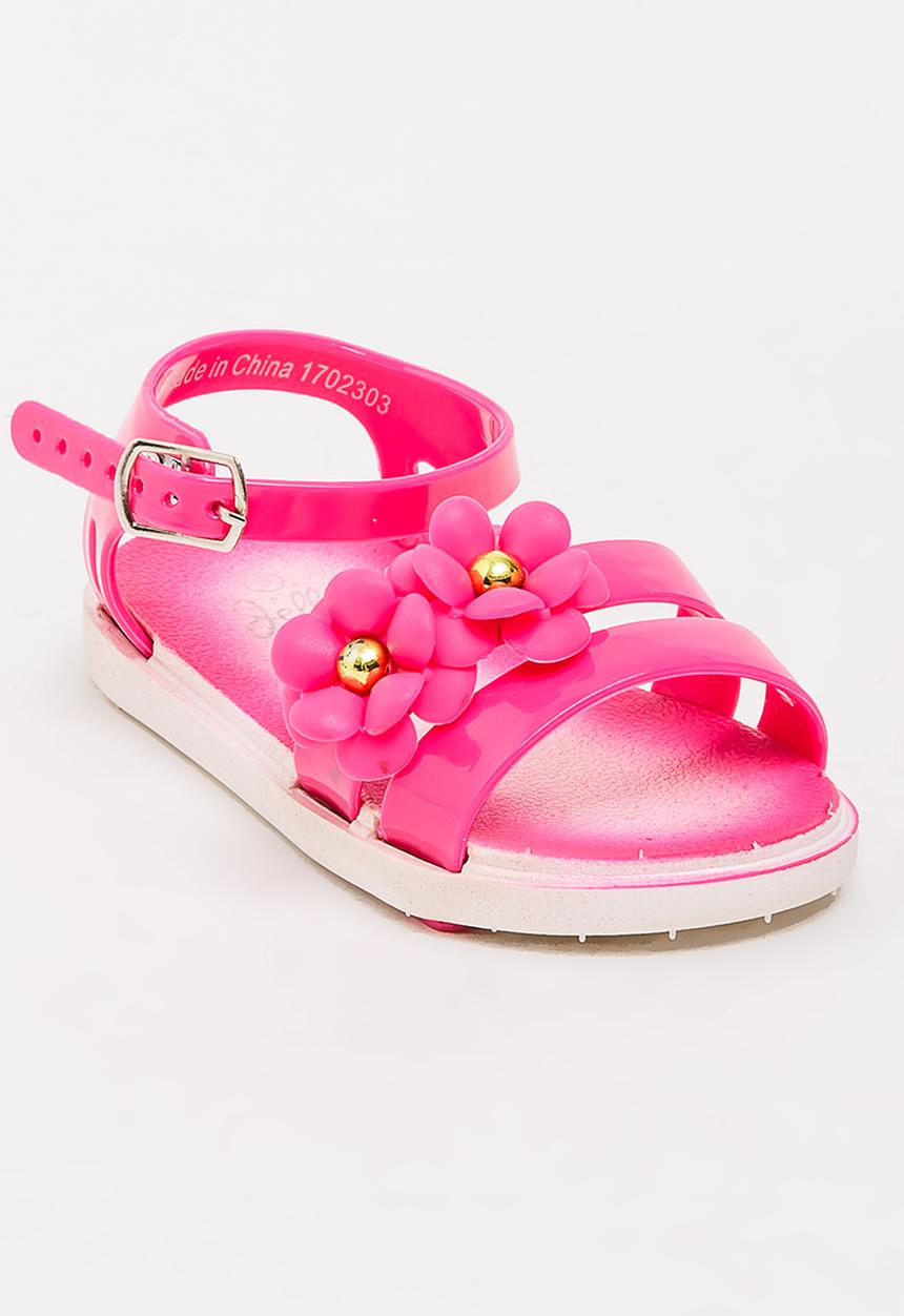 Foot Focus - Flower Sandal Mid Pink