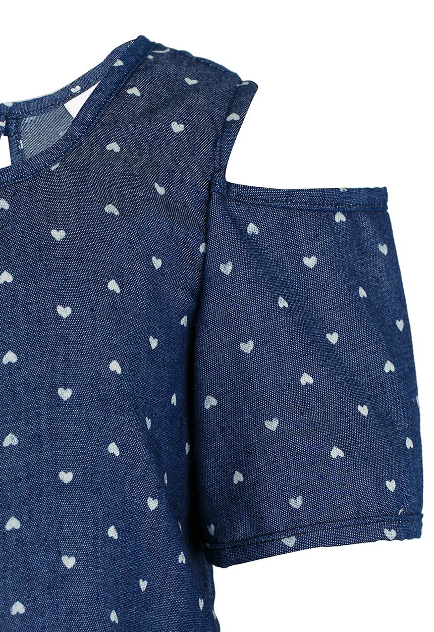 See-Saw - Printed Chambray Dress Multi-colour