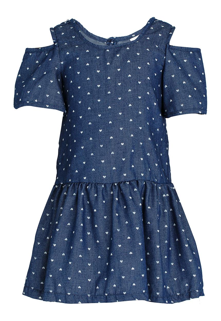 See-Saw - Printed Chambray Dress Multi-colour