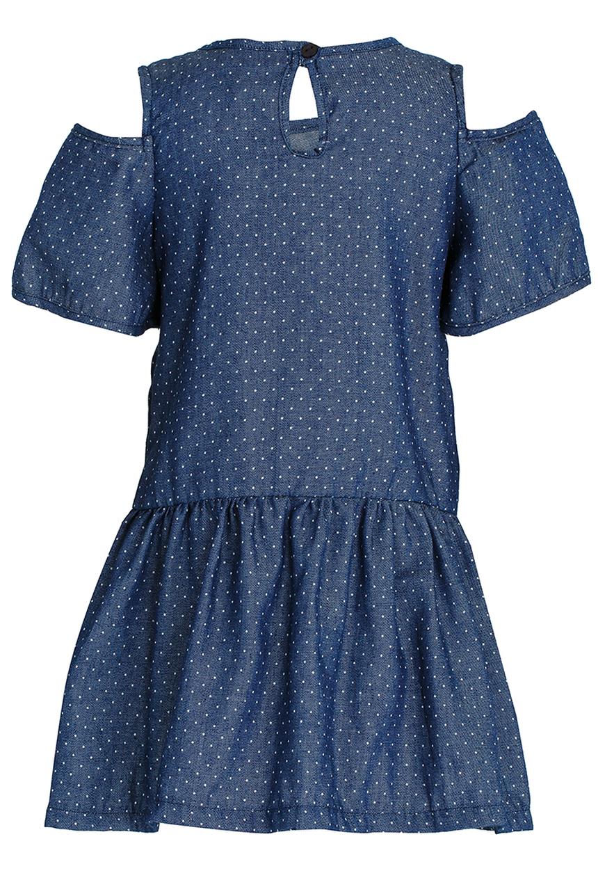 See-Saw - Printed Chambray Dress Multi-colour