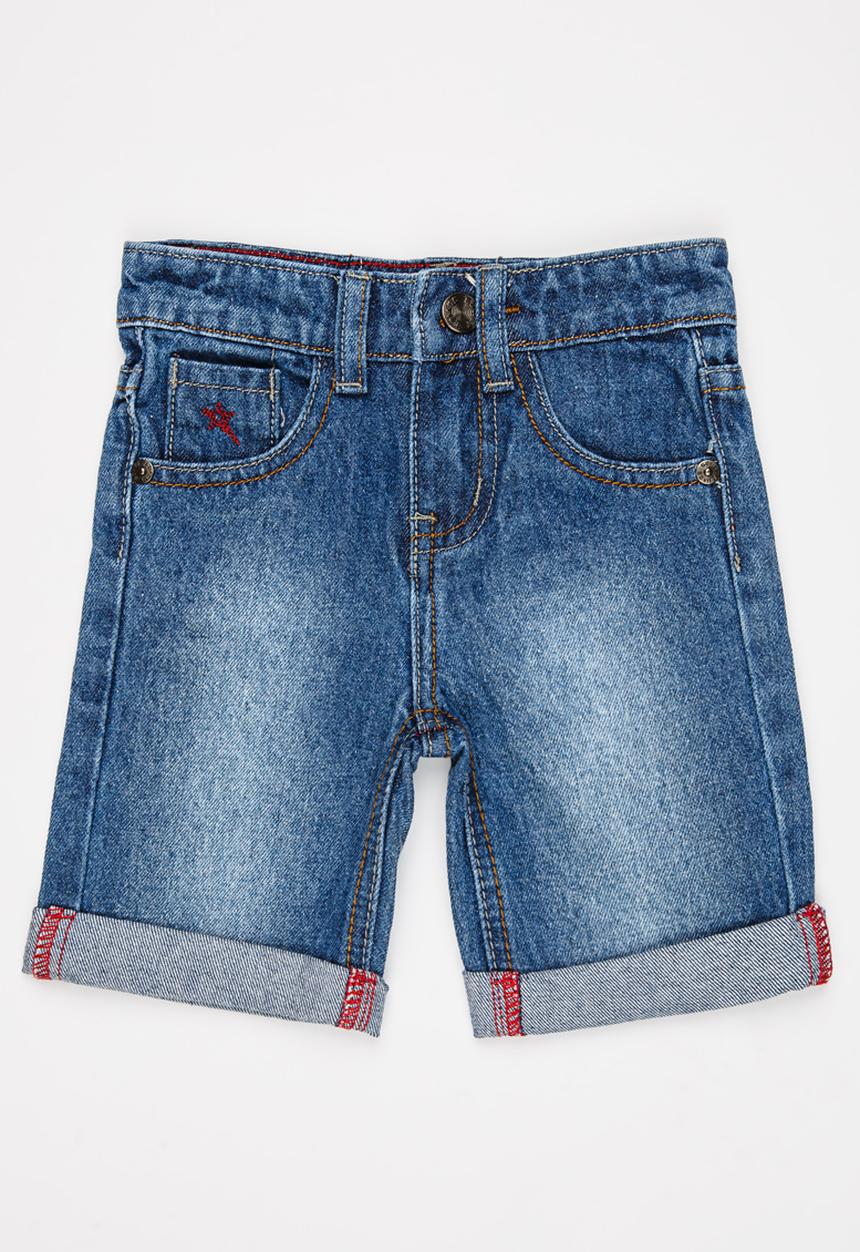 SOVIET - B Monaco Denim Shorts Pale Blue