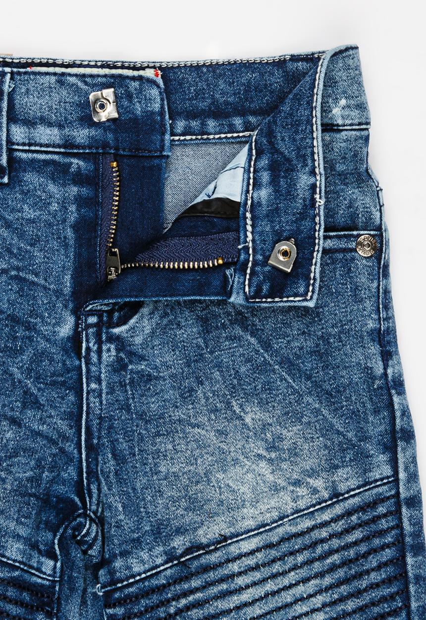 SOVIET - City Denim Shorts Pale Blue