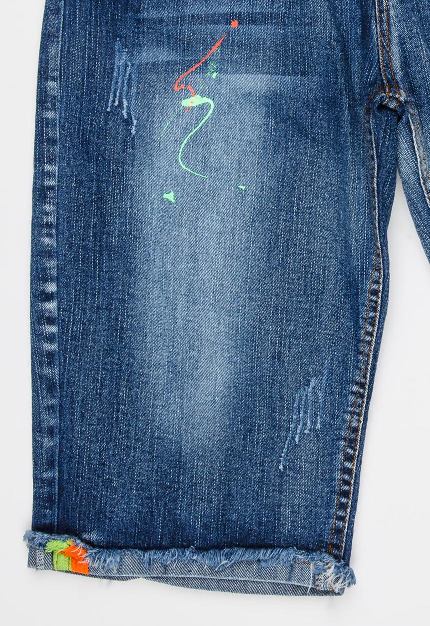 Pop Candy - Boys Denim Short Blue