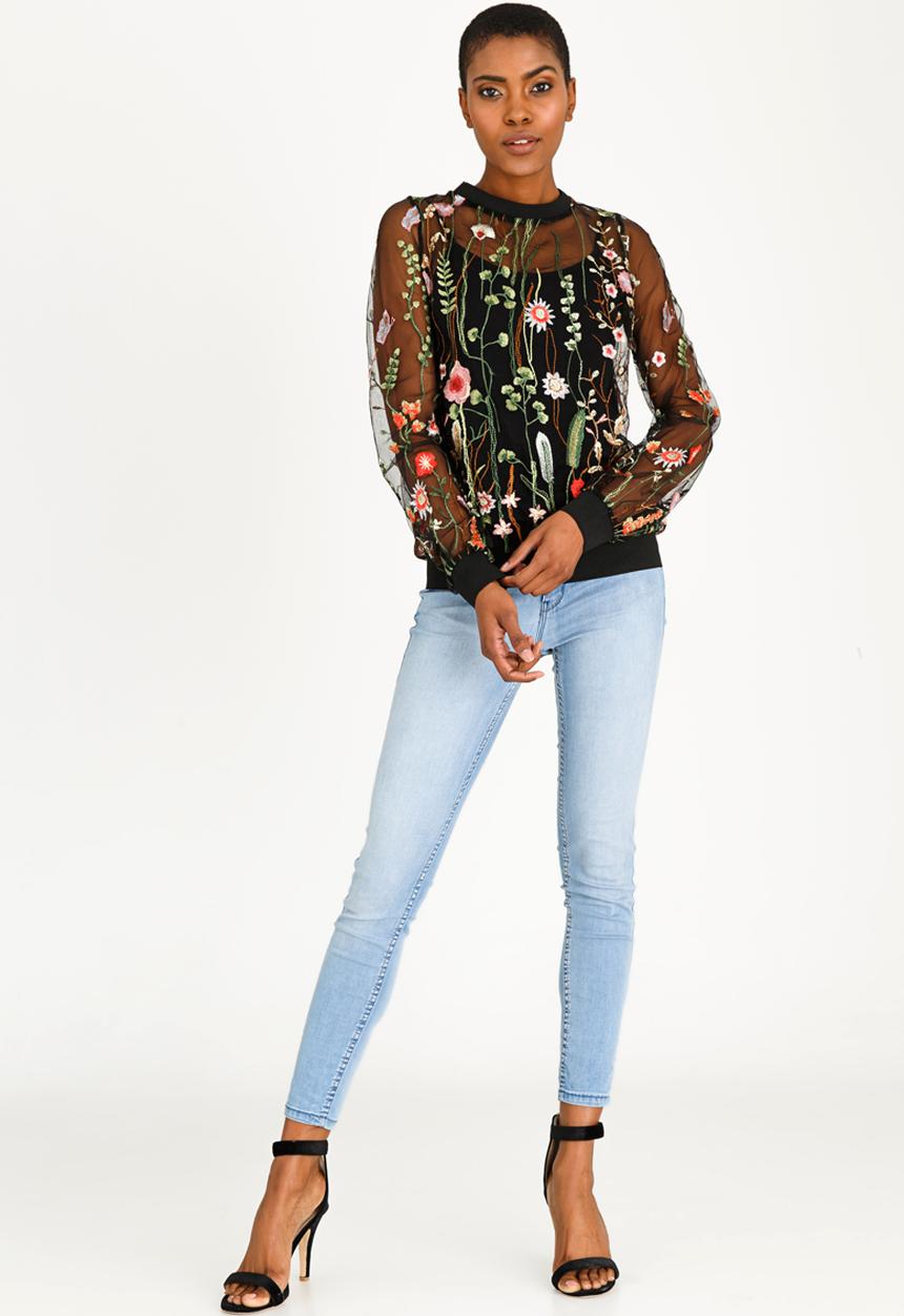 cath.nic - Garden Party Top Black