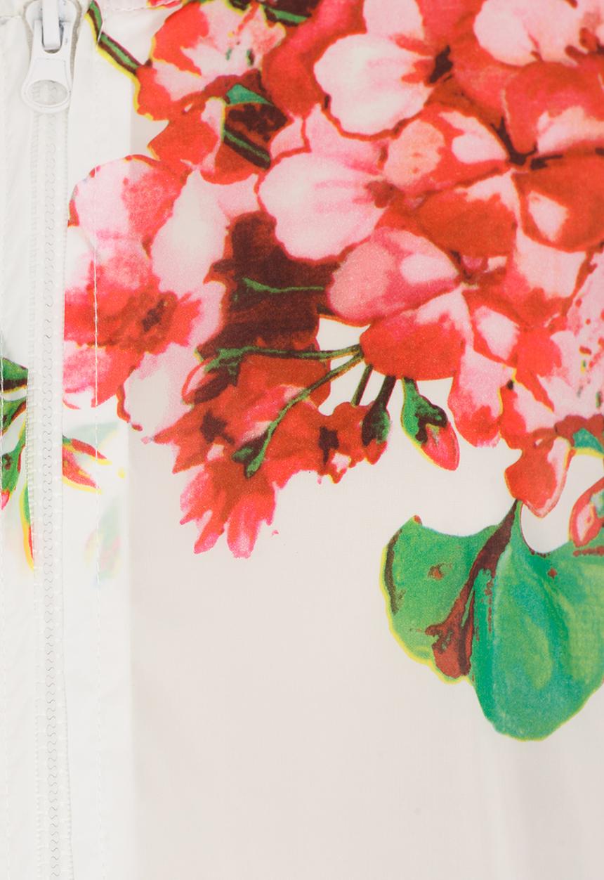 Pop Candy - Girls Floral Printed Bomber Multi-colour