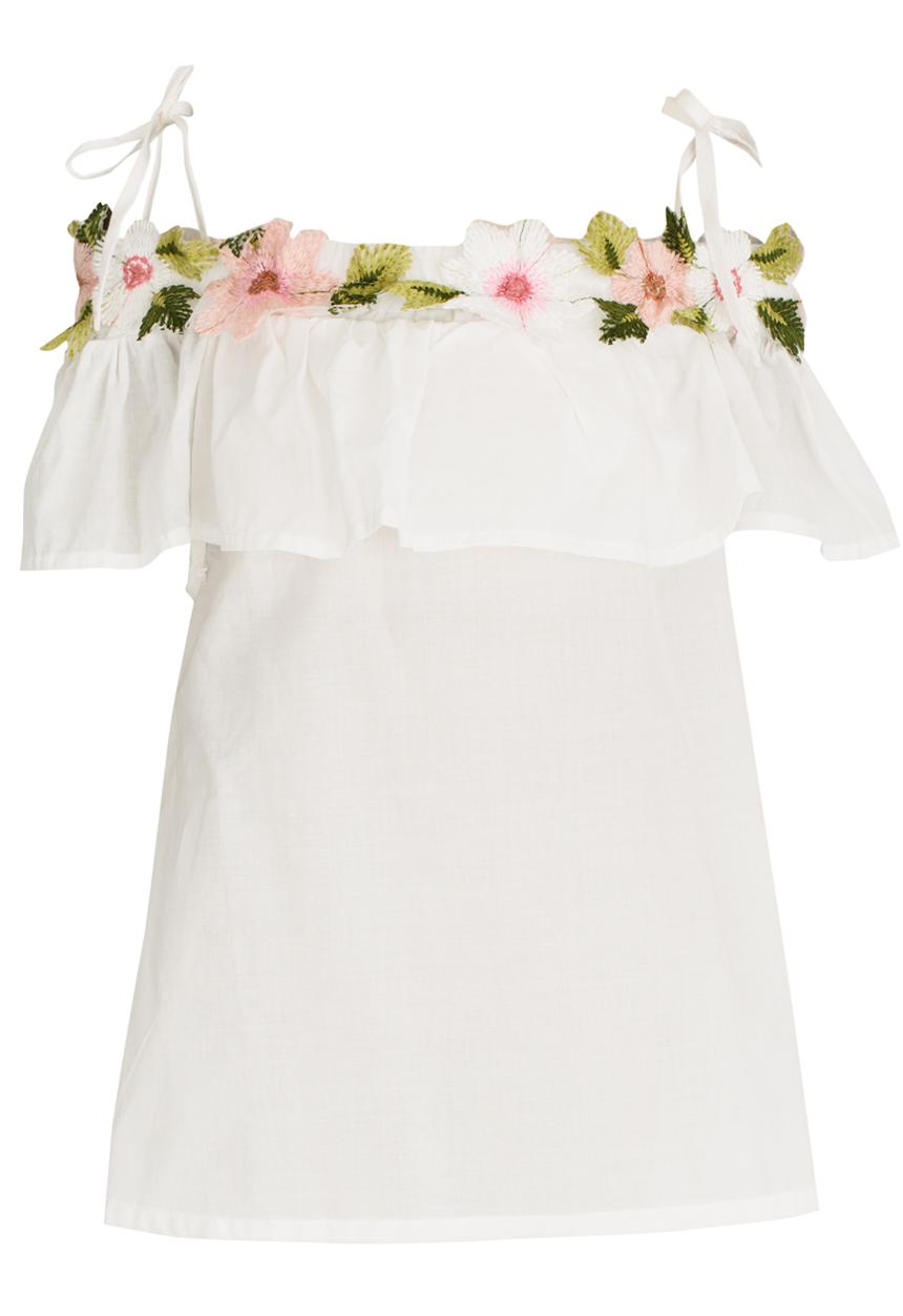 Pop Candy - Girls  Printed Top White