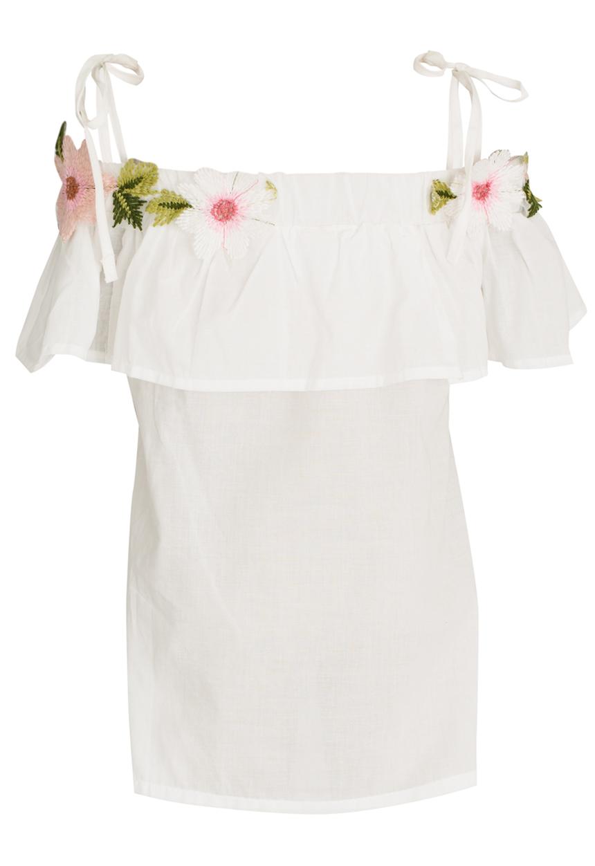 Pop Candy - Girls  Printed Top White
