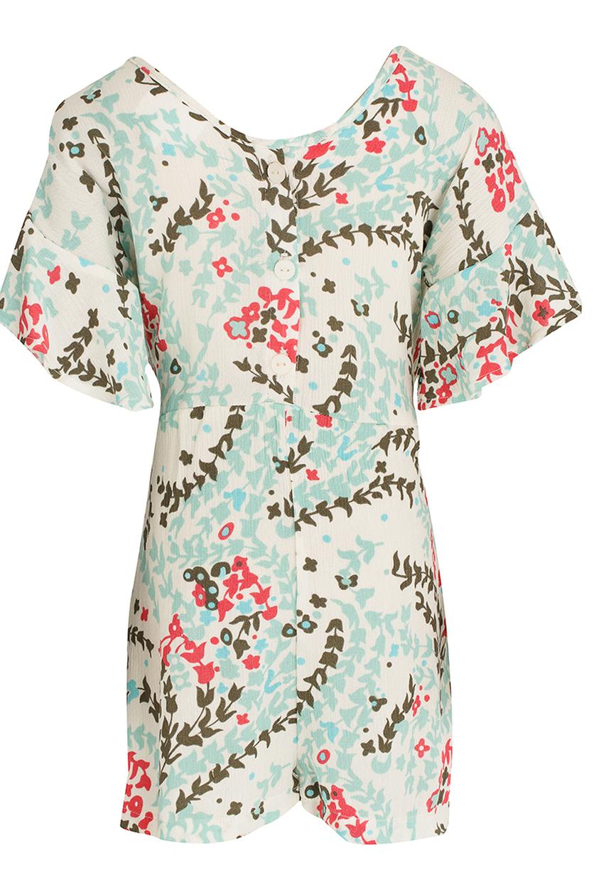 See-Saw - Jumpsuit with Frill Detail Multi-colour