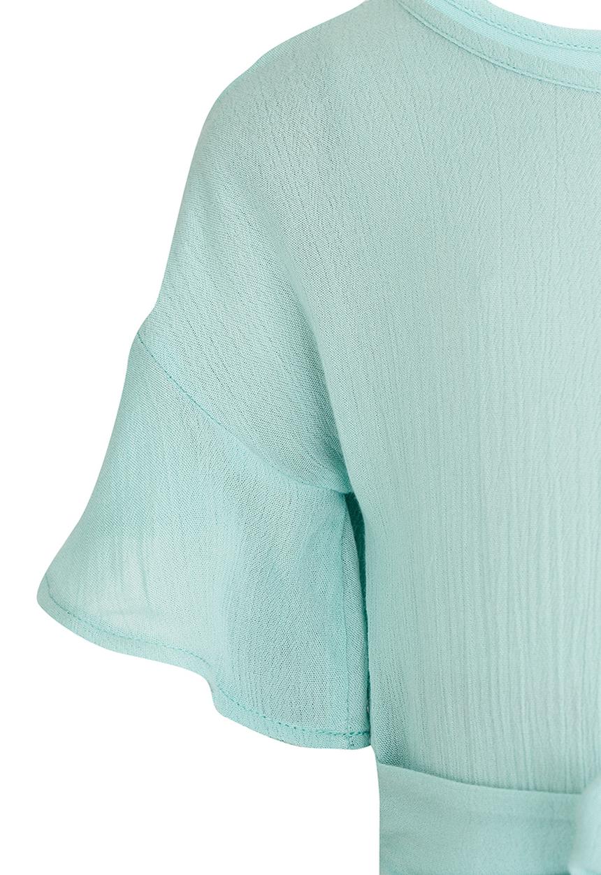 See-Saw - Jumpsuit with Frill Detail Mint