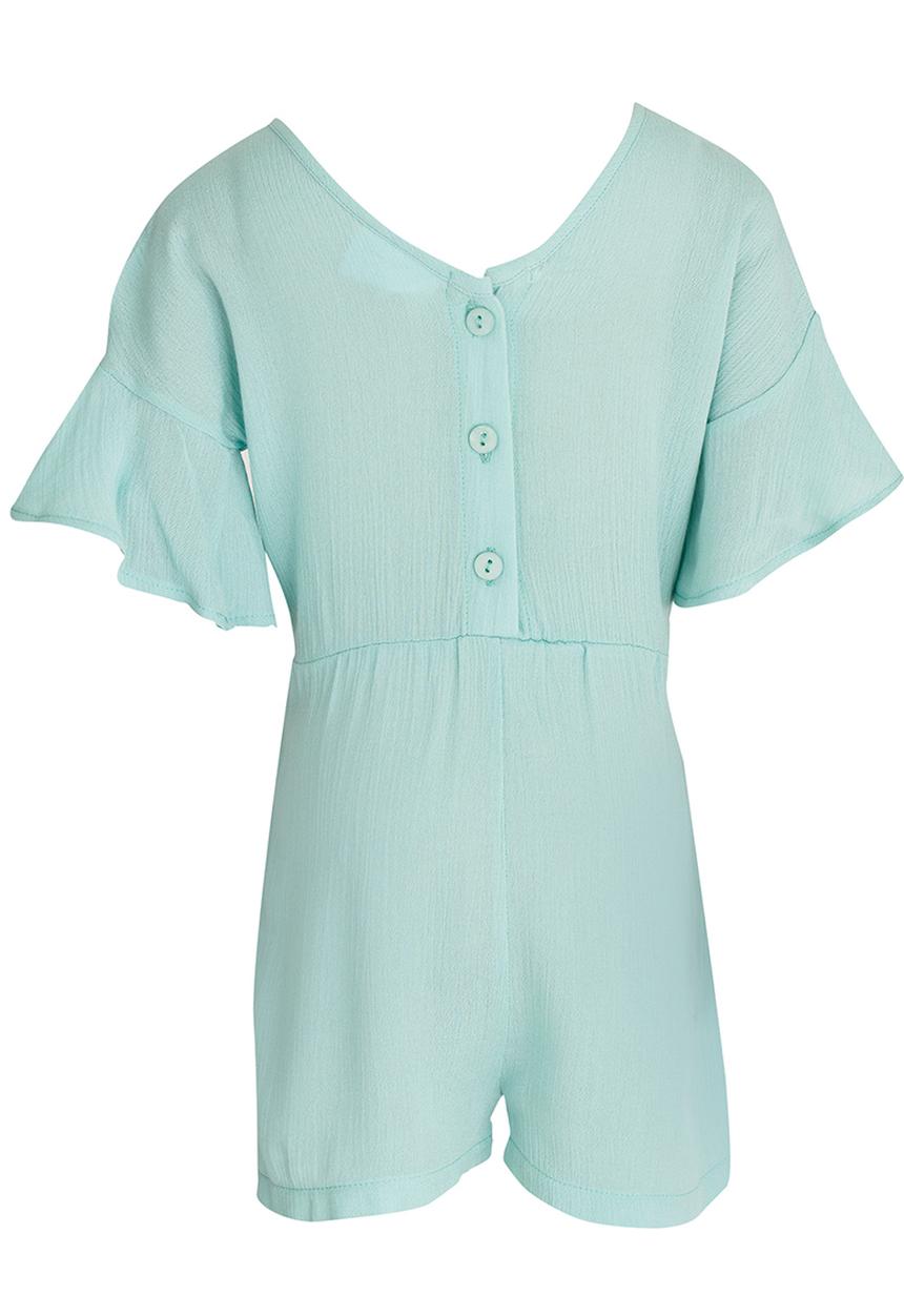 See-Saw - Jumpsuit with Frill Detail Mint