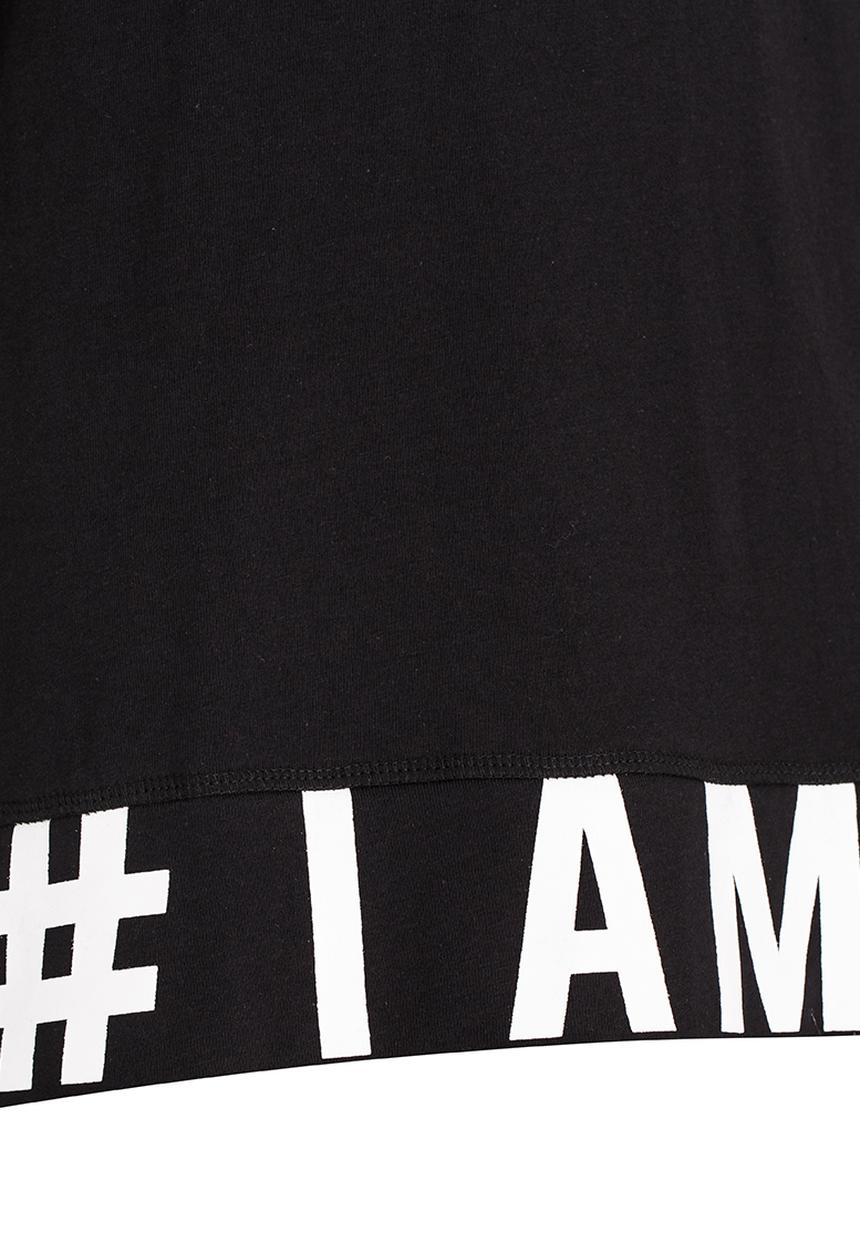 Name It - Boys Slogan Tee Black