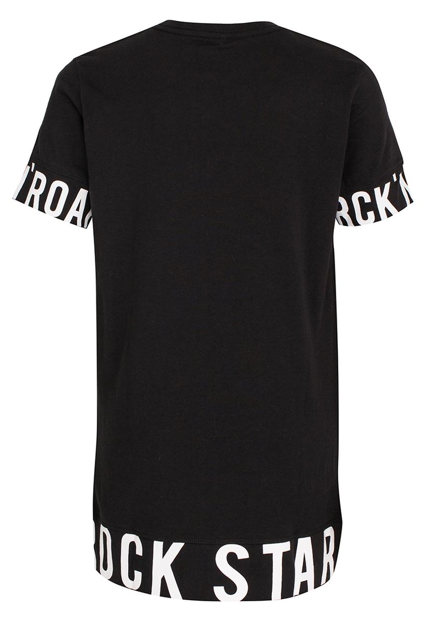 Name It - Boys Slogan Tee Black