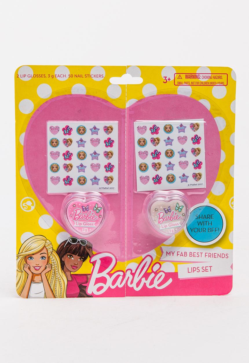 Character Fashion - Barbie Best Friend lip Gloss Set  Multi-colour