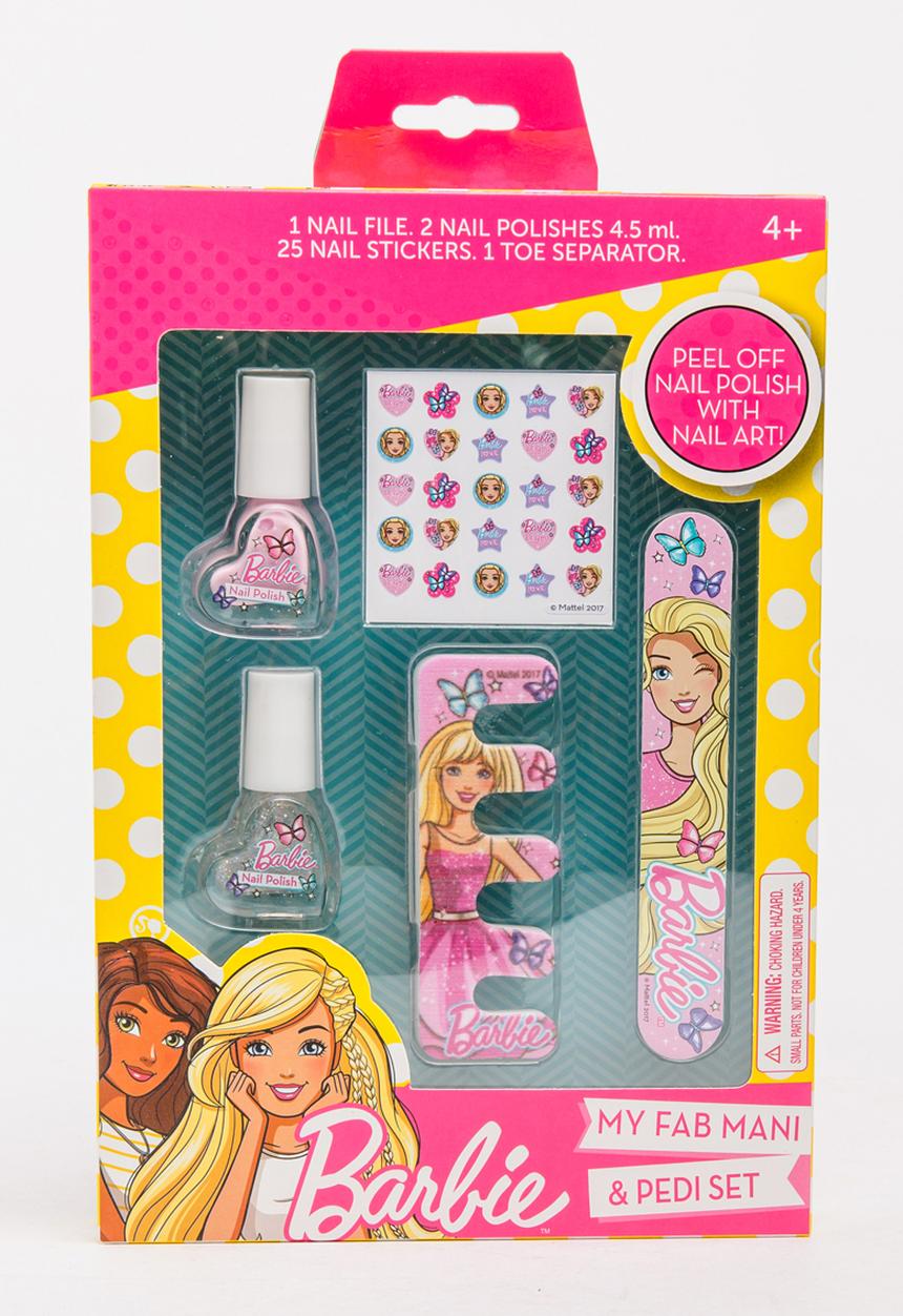 Character Fashion - Barbie Mani & Pedi Set Multi-colour