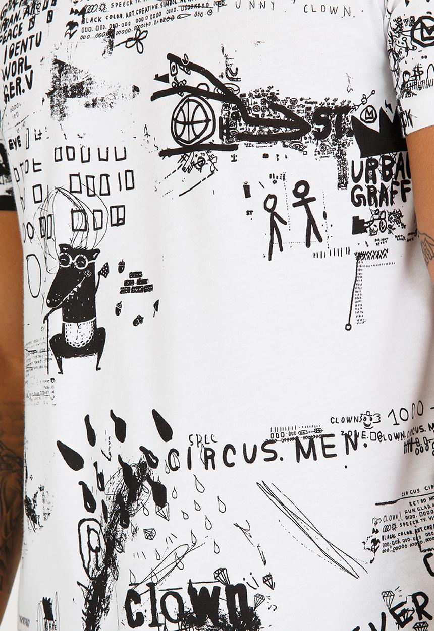 Only & Sons - Doodle Tee White