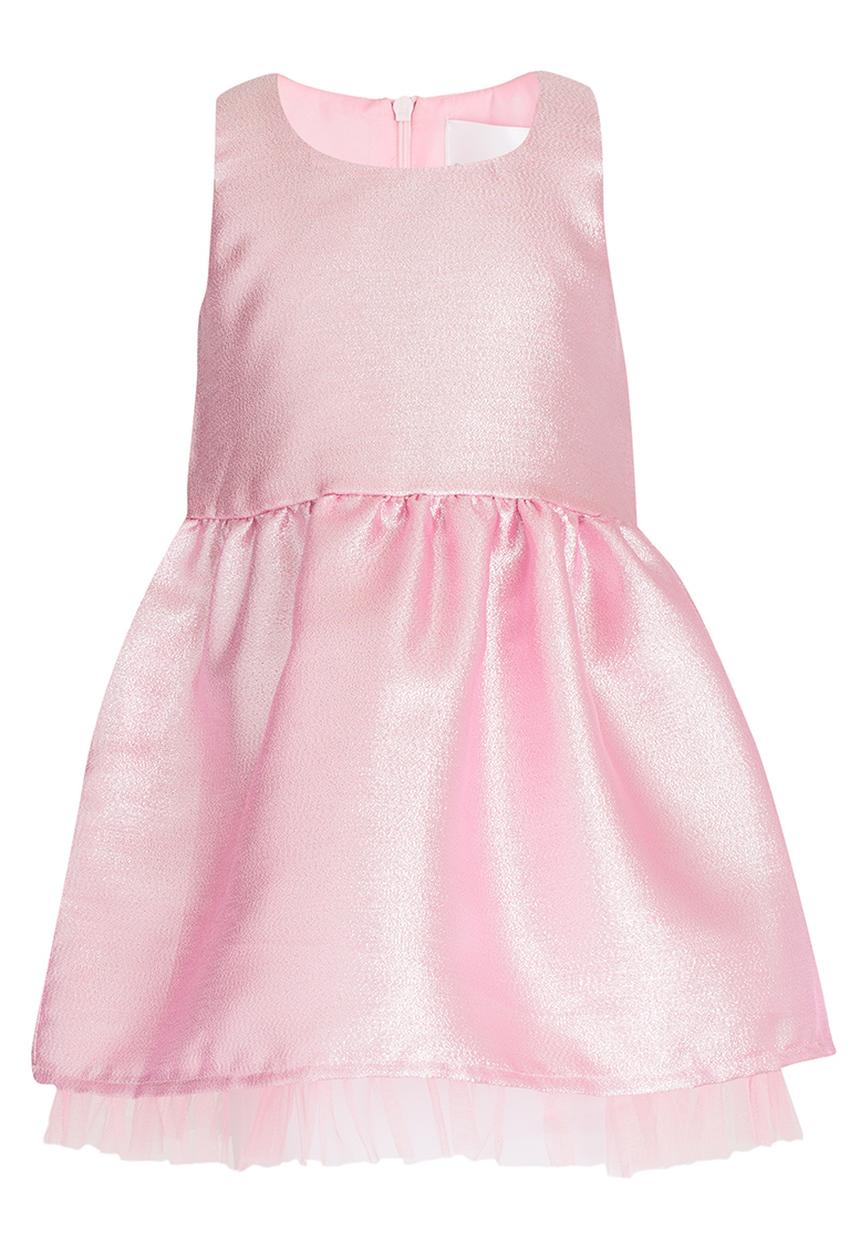 See-Saw - Fit & Flare Dress Mid Pink