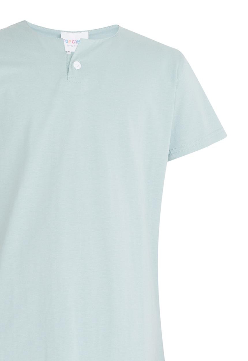 Pop Candy - Boys Henley Tee Mint