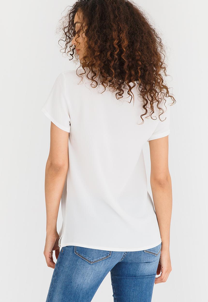 edit - Easy Fit Short Sleeve Blouse Cream